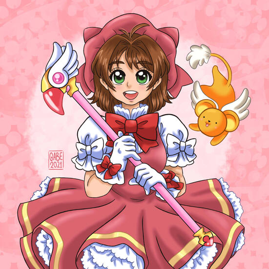 Fanart Sakura Card Captors (half body)