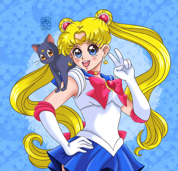 Fanart Sailor Moon (half body)