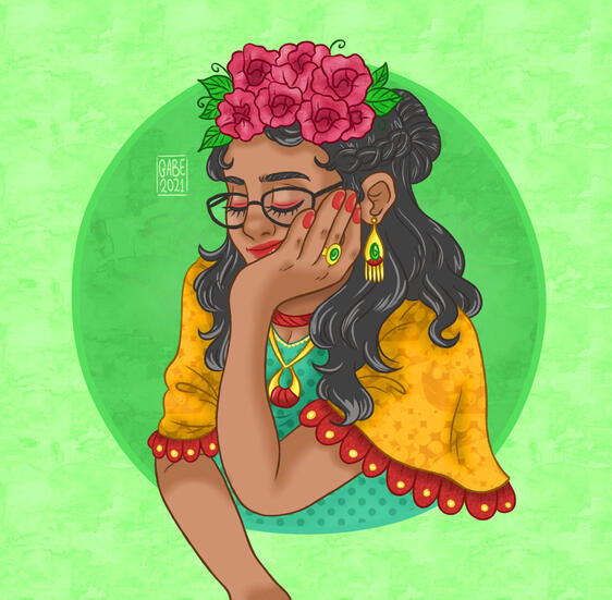 Comission Adriana Khalo (bust)